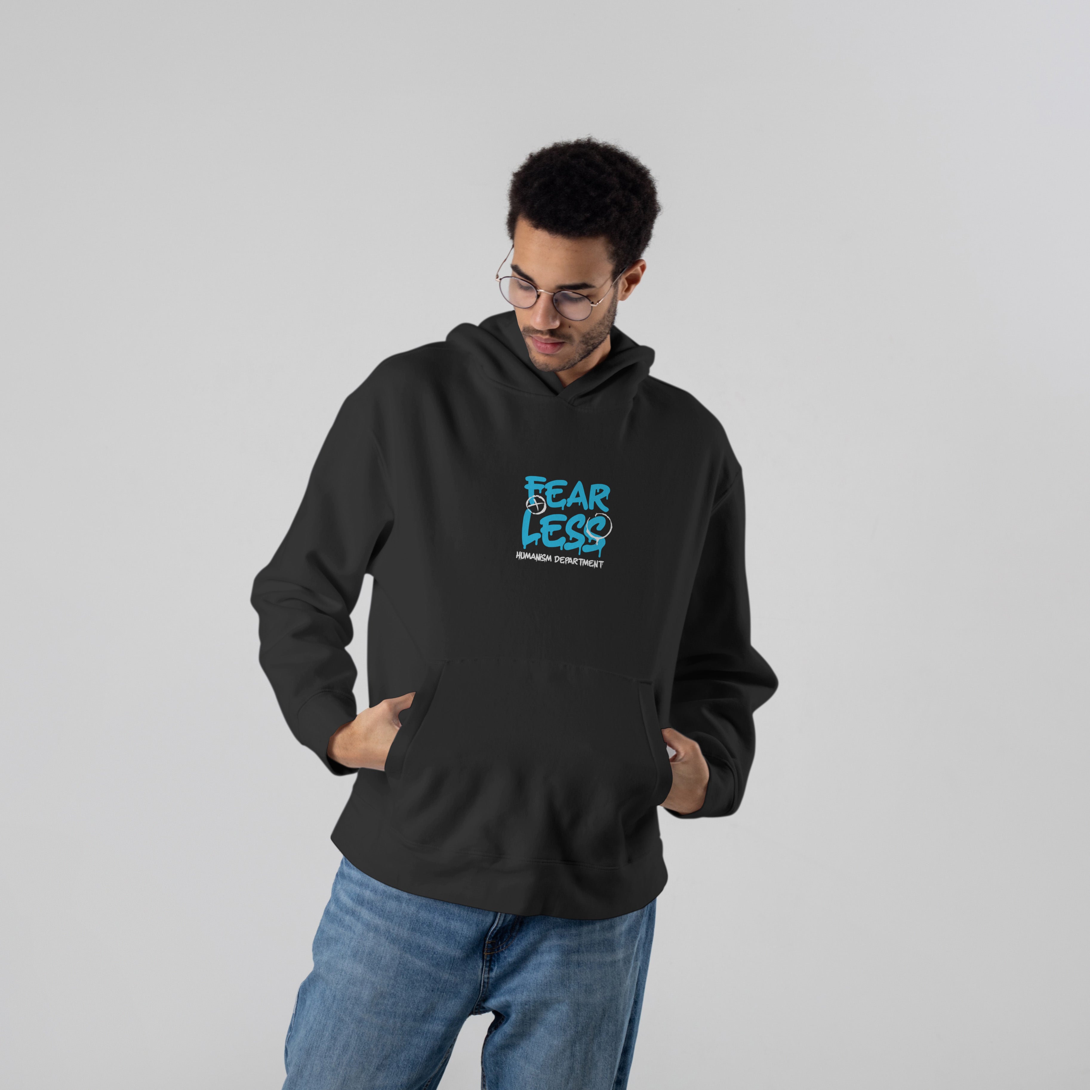 FEARLESS Premium Oversize Hoodie (Black)