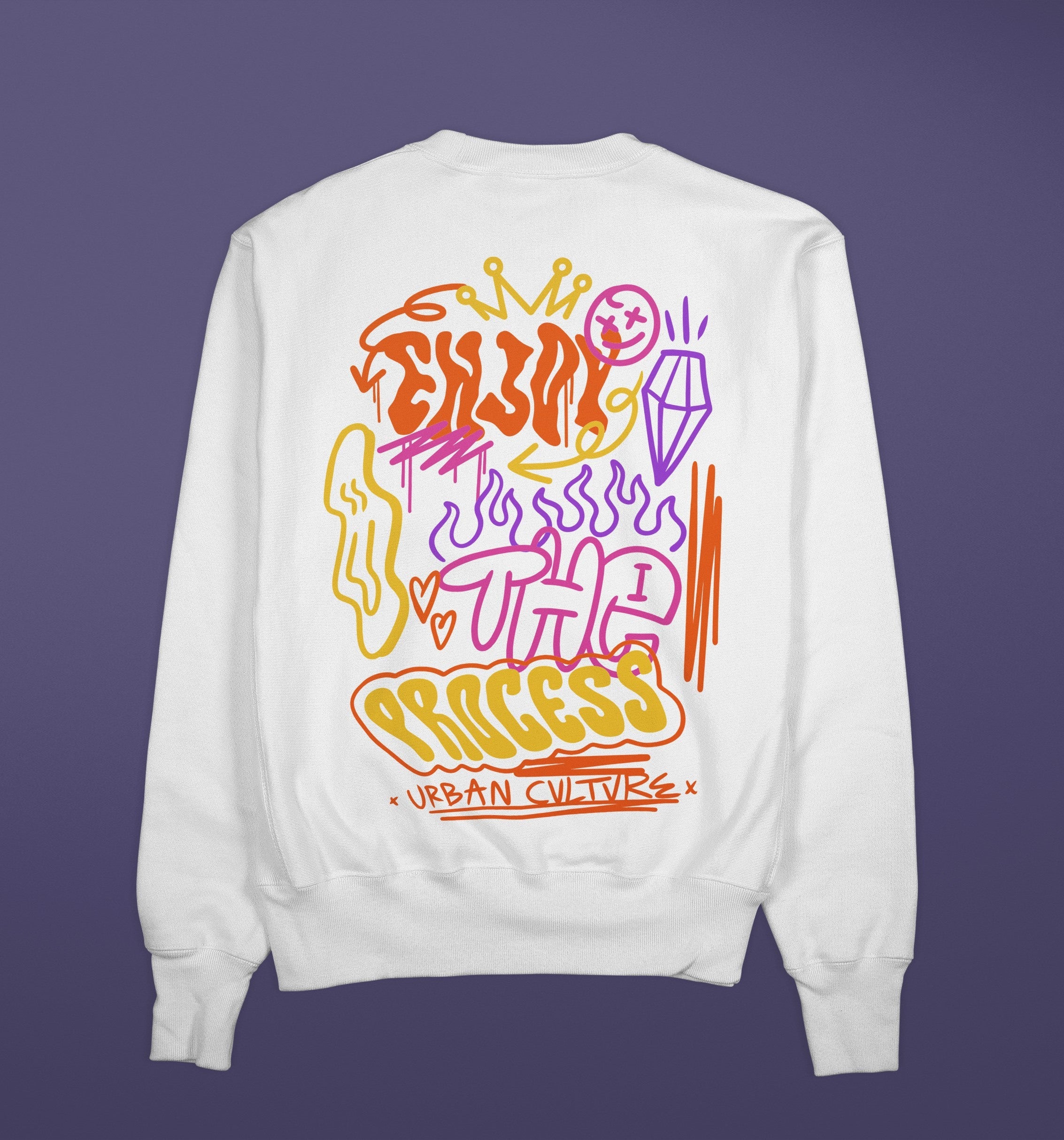 PROCESS Premium Sweatshirt (White)