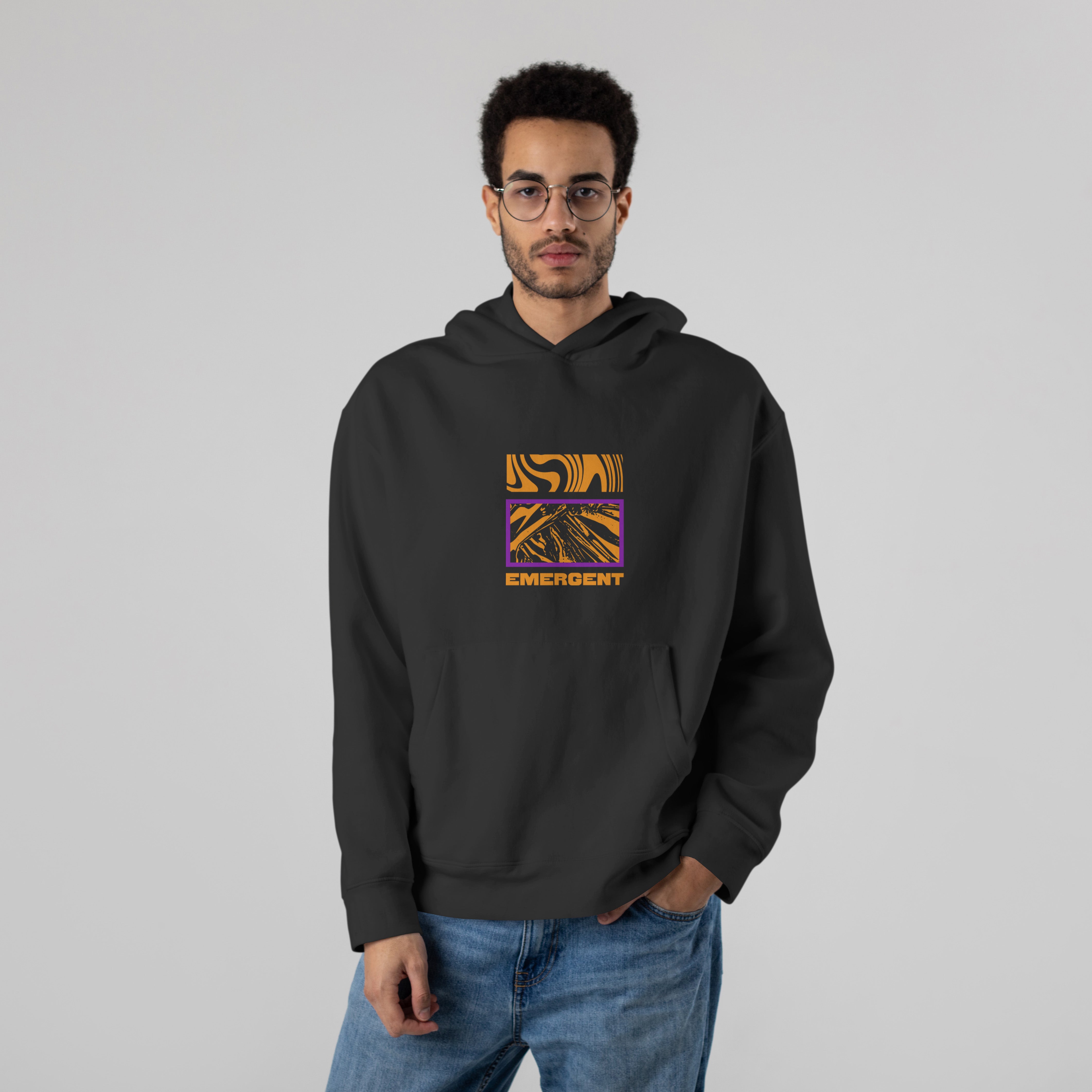 EMERGENT Premium Oversize Hoodie (Black)